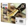Image de EPSON Multipack 16 XL - Stylo plume - Noir Cyan Jaune Magenta (C13T16364022)