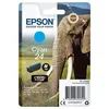 Image de EPSON Cartouche dencre T2422 Cyan - Eléphant (C13T24224012)