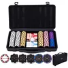 Image de Set de poker - Mallette en métal - 300 jetons 14g numérotés - Accessoires inclus - Pratique - Élégant