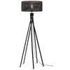 Image de JAVA-Lampadaire bambou 5 pieds H146cm Noir Good & Mojo Ø 50cm / H 146cm