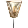 Image de Applique murale - DECOCLICO - Merapi - Bambou naturel - Éclairage intérieur - Style ethnique