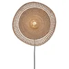 Image de PANTANAL-Applique murale seigle de mer Ø45cm Marron clair Good & Mojo Ø 45cm / H 45cm / l 9cm