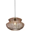 Image de Suspension en rotin ZANZIBAR 40 - Marron - Diamètre 40 cm - Culot E27