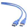Image de Rallonge USB 3.0 - Bleu - 3 m - Connecteur A M - Connecteur F - Câble USB