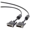 Image de Câble DVI-D vers DVI-D 1.8m moulé avec vis longues - GEMBIRD - CC-DVI2-BK-6