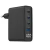 Image de Chargeur - GEMBIRD - TA-UC-PDQC100LCD-01-BK - 4 Ports USB Type-C - 100W - Protection Surcharge