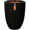 Image de CAPI EUROPE Vase élégant bas RIB NL - 46x58 cm - Noir