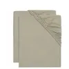 Image de Drap-housse Jersey 40/50 x 80/90 cm Olive Green (2pack)