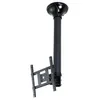 Image de Support plafond écrans plat FPMA-C200BLACK NewStar - Inclinable et pivotant - 10-40 pouces - Noir