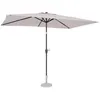 Image de Parasol inclinable 2x3m - Résistant aux UV - Beige - Housse de protection incluse - Rapallo