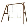 Image de Portique balançoire et Buts - AXI - SportsFun Marron - Bois - Enfant - Balançoires