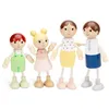 Image de Poupées miniatures en bois - NEW CLASSIC TOYS - 4 figurines - 12 cm - Beige - Pour enfants à partir de 3 ans