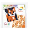 Image de Porte-clés Médaillon Renard - PIXEL - Kit Créatif - 312 Couleurs - Idéal Enfant - Cadeau Original