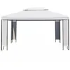 Image de vidaXL Chapiteau de jardin Blanc 3 x 4 m
