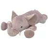 Image de Jouet en peluche - vidaXL - Éléphant XXL - 120 cm - Gris - Pour enfants à partir de 3 ans