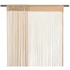 Image de vidaXL Rideau en fils 2 pcs 140 x 250 cm Beige