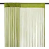 Image de vidaXL Rideau en fils 2 pcs 140 x 250 cm Vert 132413