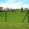 Image de vidaXL Jeu de Clôture avec des Piquets de Sol Jardin 25 x 12 m Acier Vert 142389