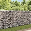Image de vidaXL Panier Gabion Jardinière Parterre Surélevé Acier Clôture de Jardin 142539