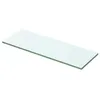 Image de Panneau pour étagère - vidaXL - Verre transparent - 50 x 12 cm - Verre trempé - Contemporain