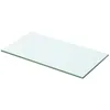 Image de vidaXL Panneau pour étagère Verre transparent 50 x 20 cm