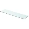 Image de Panneau pour étagère en verre transparent VIDAXL - 80 x 20 cm - contemporain et design