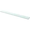 Image de vidaXL Panneau d étagère Verre transparent 110 x 12 cm