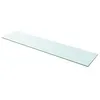 Image de Panneau pour étagère en verre transparent - VIDAXL - 110 x 25 cm - Style scandinave et moderne