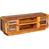 Image de Meuble TV - VIDAXL - Bois de récupération massif - Porte(s) et tiroir(s) - Vintage - 120 x 30 x 40 cm