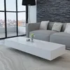 Image de vidaXL Table basse Haute brillance Blanc