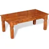 Image de vidaXL Table basse Bois massif 110 x 60 x 45 cm