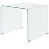 Image de Table basse contemporaine en verre trempé - VIDAXL - 495 x 50 x 45 cm - Transparent