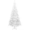 Image de vidaXL Sapin de Noël artificiel L 240 cm Blanc