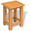 Image de vidaXL Table dappoint 27 x 24 x 37 cm Bois de chêne massif