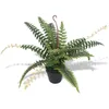 Image de vidaXL Plante artificielle avec pot Fougère 50 cm Vert