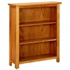 Image de VidaXL Bibliothèque à 3 étagères 70 x 225 x 82cm Bois de chêne massif