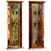 Image de vidaXL Porte-manteau 2 pcs Bois de récupération massif 38 x 100 cm