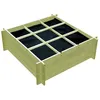 Image de vidaXL Jardinière pour légumes Bois de pin imprégné 120x120x40 cm