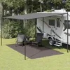 Image de Tapis de tente - vidaXL - 250 x 400 cm - Gris - Imperméable - Fixation pratique
