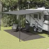 Image de Tapis de camping - vidaXL - 250 x 600 cm - Anthracite - Imperméable - Fixation pratique