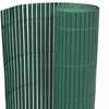 Image de vidaXL Clôture de jardin Double face PVC 90 x 300 cm Vert