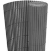 Image de Clôture de jardin - vidaXL - Double face - PVC - 90 x 500 cm - Gris