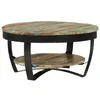 Image de vidaXL Table basse Bois massif de récupération 65x32 cm 244674