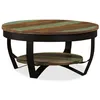 Image de Vidaxl Table Basse Bois Massif De RÃ©cupÃ©ration 65 X 32 Cm en occasion ou reconditionné