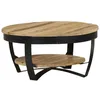 Image de vidaXL Table basse Bois massif de manguier 65 x 32 cm