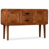 Image de vidaXL Buffet Bois massif avec finition miel 120x30x75 cm 244682