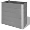 Image de Jardinière - WPC - 100 x 50 x 91 cm - Gris - Composite bois-plastique - Rectangulaire