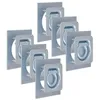 Image de vidaXL Anneau darrimage pour remorque 6 pcs Acier galvanisé 2000 kg