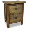 Image de vidaXL Table de chevet bois massif dacajou 40x30x51 cm 244487