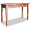 Image de vidaXL Table console Bois de récupération massif 123 x 42 x 75 cm